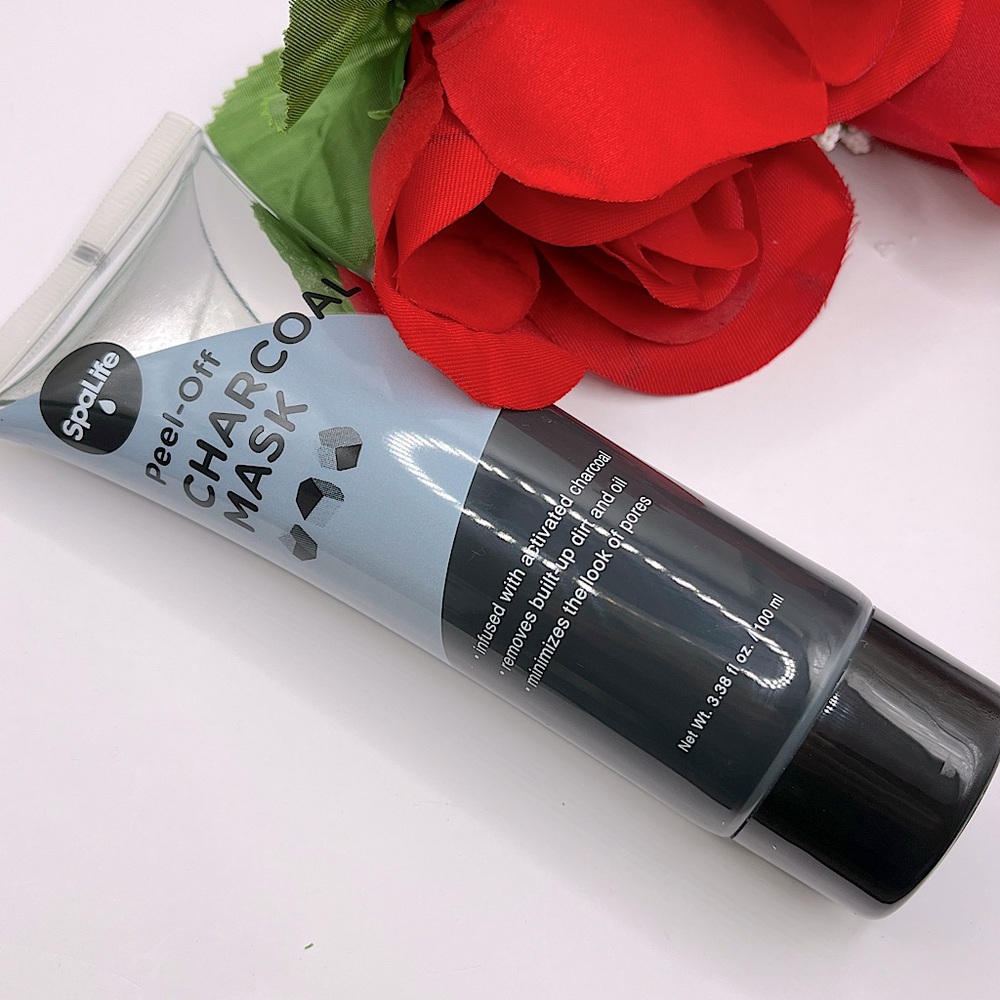 NEW SpaLife Peel-Off Charcoal Mask 3.38 fl oz tube
